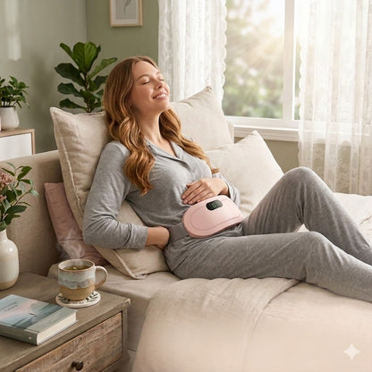 CINTURON TERMICO MENSTRUAL CON MASAJEADOR
