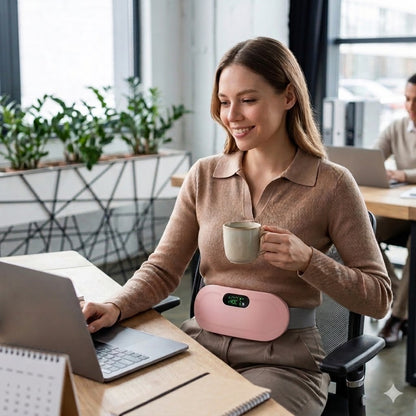 CINTURON TERMICO MENSTRUAL CON MASAJEADOR